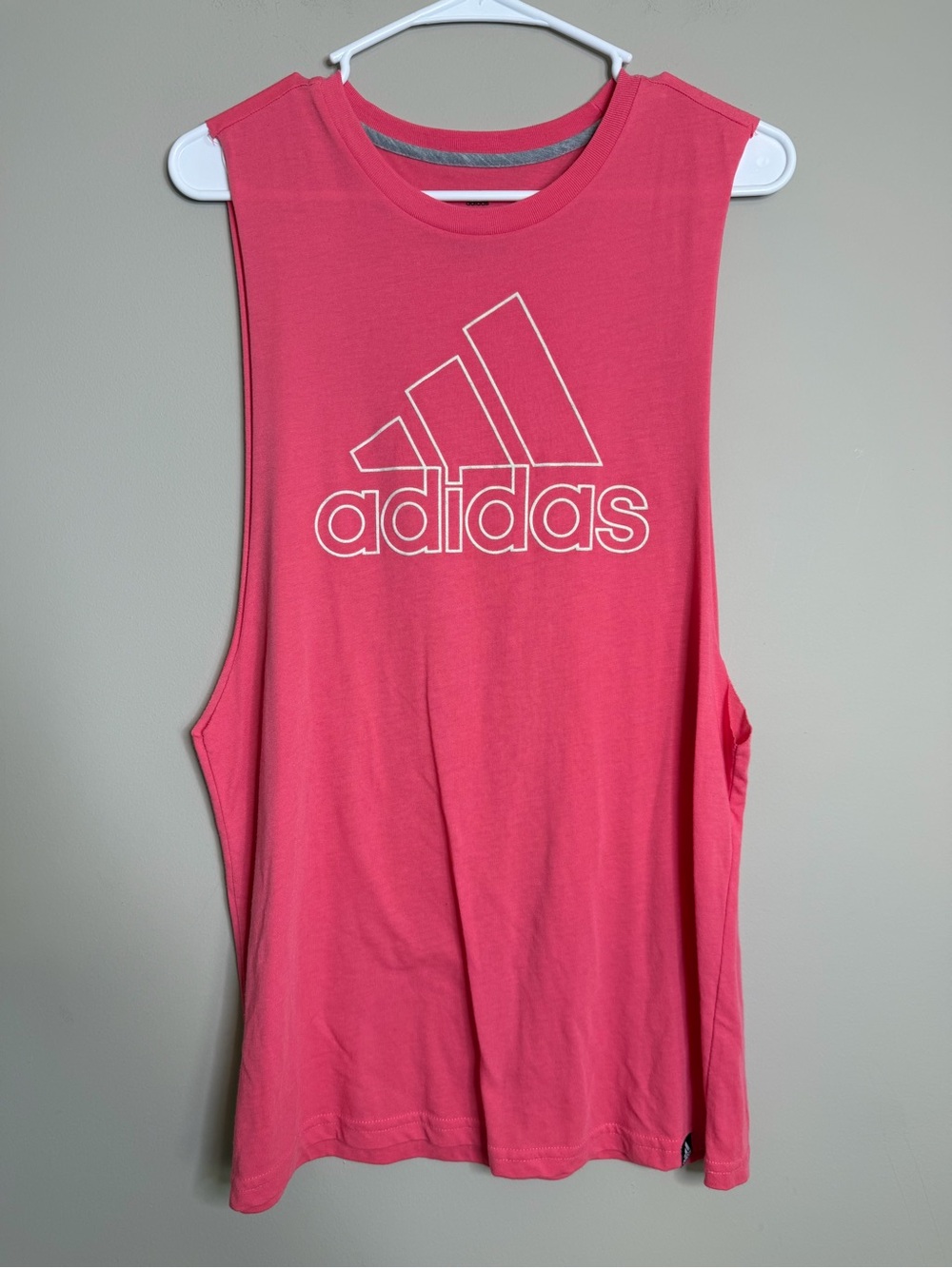 Adidas Women’s Logo Pink Tank Size Large